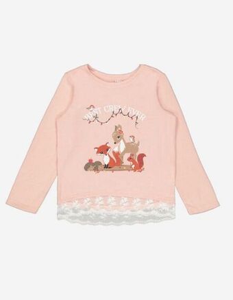 Takko Mädchen pullover - spitzenbesatz Angebot