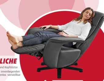 Polstermöbel Fischer Relaxsessel leder Angebot