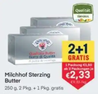 MPreis Milchhof Sterzing Butter 250g Angebot
