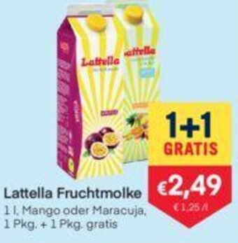 MPreis Lattella Fruchtmolke 1l Angebot