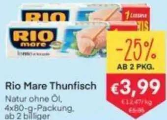 MPreis Rio Mare Thunfisch 4x80g Angebot