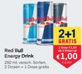 MPreis Red Bull Energy Drink 250ml Angebot