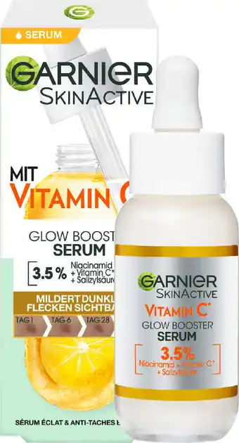 dm Garnier skin active glow booster serum mit vitamin c Angebot