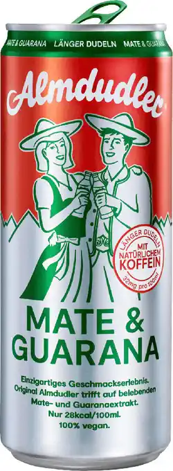 dm Almdudler kräuterlimonade mate & guarana Angebot
