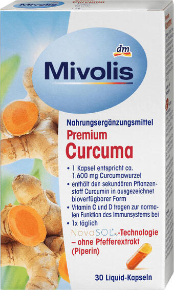 dm Mivolis premium curcuma Angebot