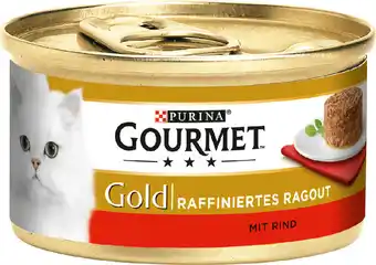 dm Purina gourmet gold raffiniertes ragout katzenfutter mit rind Angebot
