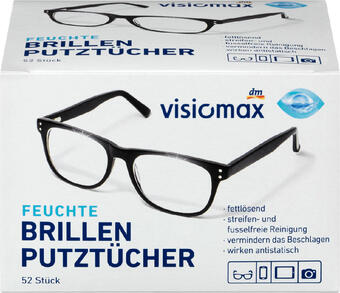 dm Visiomax feuchte brillenputztücher Angebot