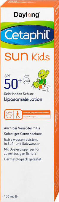 dm Cetaphil daylong kids liposomale sonnenschutz-lotion lsf 50+ Angebot