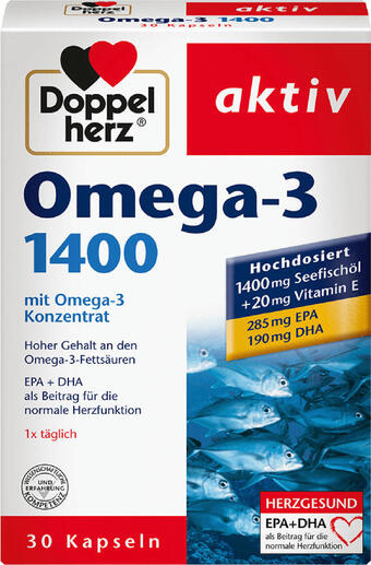 dm Doppelherz aktiv omega-3 1400 kapseln Angebot