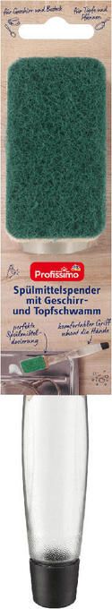 Profissimo geschirr- und topfreiniger mit spülmittelspender