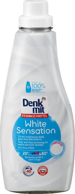 dm Denkmit feinwaschmittel white sensation Angebot