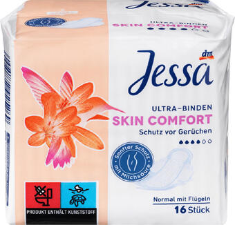dm Jessa ultra-binden skin comfort normal mit flügeln Angebot