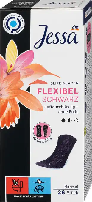 dm Jessa slipeinlagen flexibel schwarz Angebot