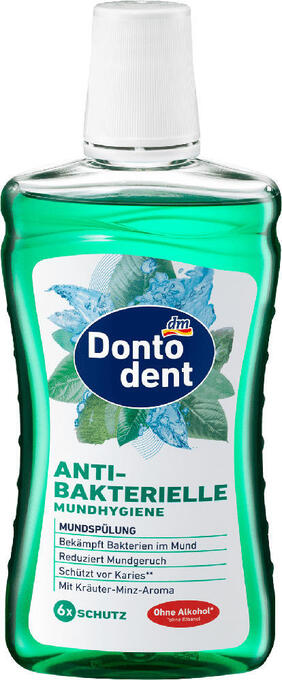 dm Dontodent antibakterielle mundhygiene mundspülung Angebot