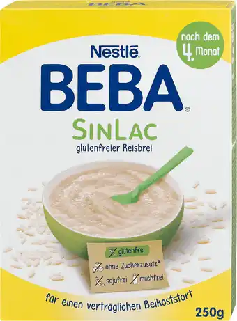 dm Nestlé beba sinlac glutenfreier reisbrei Angebot