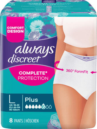 dm Always discreet pants plus bei inkontinenz l Angebot