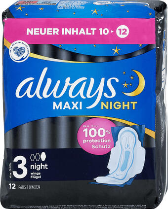 dm Always maxi night binden mit flügeln Angebot