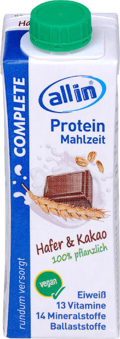 dm Allin complete protein mahlzeit hafer & kakao Angebot