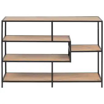 XXXLutz Regal 114/78/35 cm schwarz, eichefarben Angebot