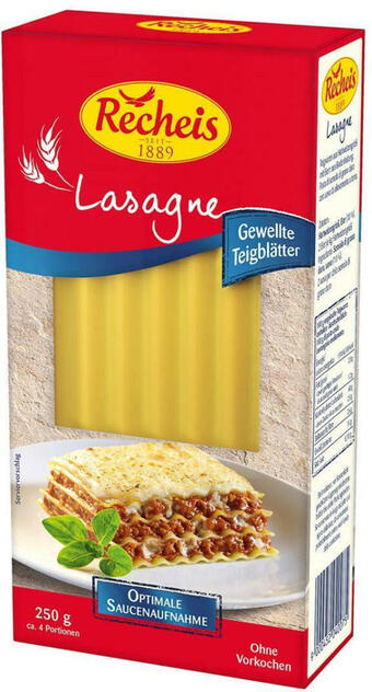 Billa Recheis lasagne Angebot