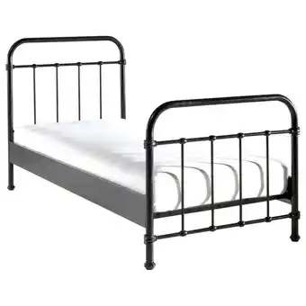 XXXLutz Kinder-/juniorbett 90/200 cm in schwarz Angebot