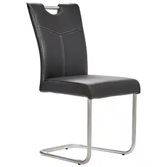 XXXLutz Schwingstuhl in edelstahl echtleder pigmentiert Angebot