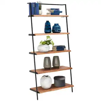 XXXLutz Regal 80/170/35 cm schwarz, akaziefarben Angebot