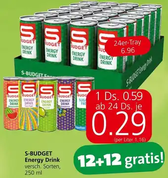 Spar S-Budget Energy Drink 250ml Angebot