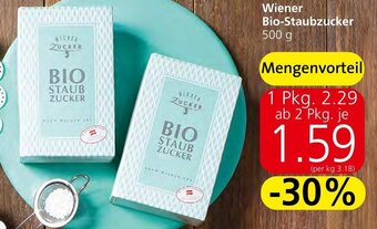 Spar Wiener Bio-Staubzucker 500g Angebot