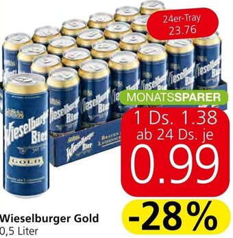 Spar Wieselburger Gold 0,5 Liter Angebot