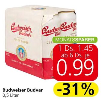 Spar Budweiser Budvar 0,5 Liter Angebot