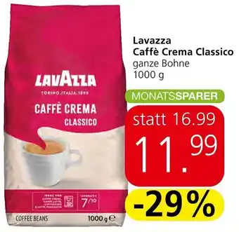 Spar Lavazza Caffé Crema Classico 1000g Angebot
