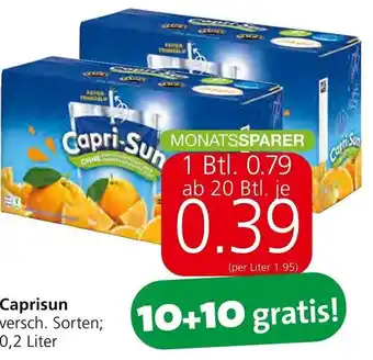 Spar Caprisun 0,2 Liter Angebot