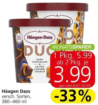 Spar Häagen Dazs 380-460 ml Angebot