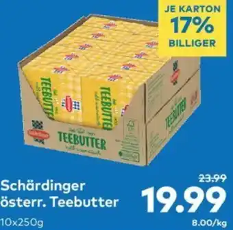 T&G Schärdinger österr. Teebutter 10x250g Angebot