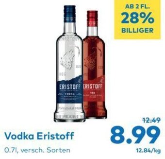 T&G Vodka Eristoff 0,7l Angebot