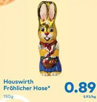 T&G Hauswirth Fröhlicher Hase 150g Angebot