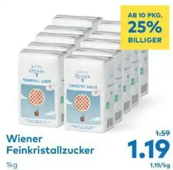 T&G Wiener Feinkristallzucker 1kg Angebot