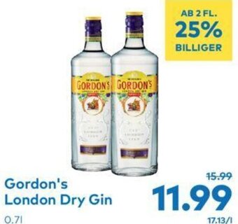 T&G Gordon's London Dry Gin 0.7l Angebot