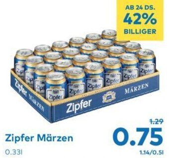T&G Zipfer Märzen 0.33l Angebot
