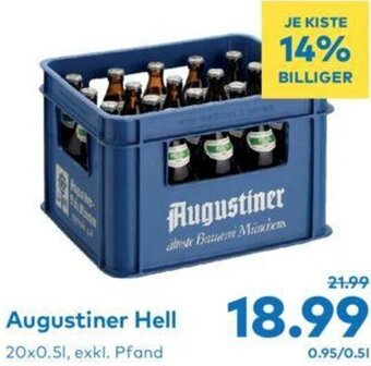 T&G Augustiner Hell 20x0.5l Angebot