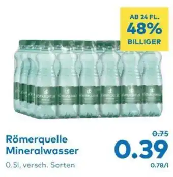 T&G Römerquelle Mineralwasser 1,5 Liter Angebot
