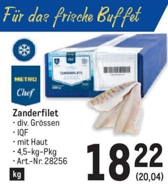Metro Zanderfilet Angebot