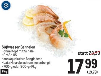 Metro Süßwasser Garnelen 700-g oder 800-g Angebot