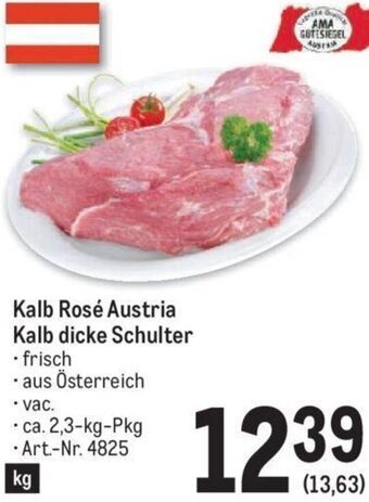 Metro Kalb Rosé Austria Kalb dicke Schulter Angebot