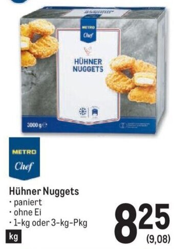 Metro Hühner Nuggets 1-kg oder 3-kg-Pkg Angebot
