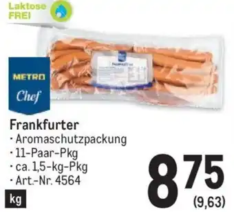 Metro Frankfurter 1,5-kg-Pkg Angebot