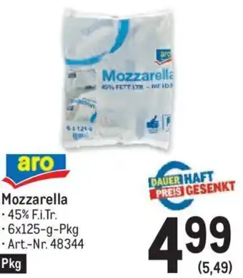 Metro Mozzarella 6x125-g-Pkg Angebot