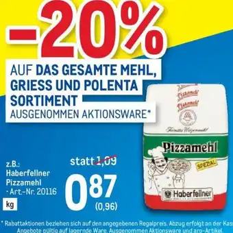 Metro Haberfellner Pizzamehl Angebot