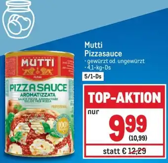 Metro Mutti Pizzasauce 4,1-kg Angebot